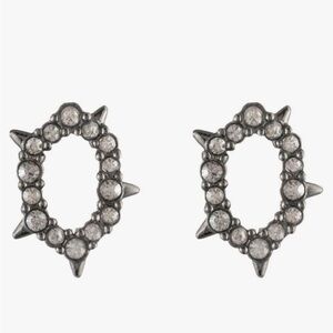 Alexis Bittar Women's Crystal Encrusted Spiked Stud Earrings
